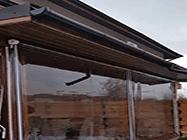 Shading Inchideri Terase cu Folie Transparenta